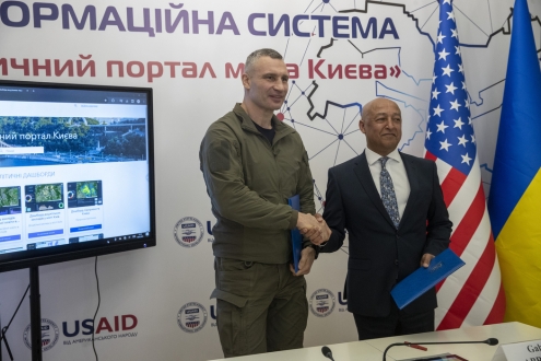 Віталій Кличко: Столиця підписала Угоду з USAID про створення Аналітичного порталу Києва